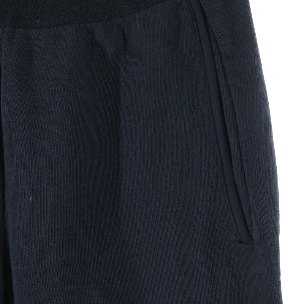ANN DEMEULEMEESTER(アンドゥムルメステール) 10s インコントロ期 サイドプリント スウェットパンツ ジョガーパンツ ブラック レディース