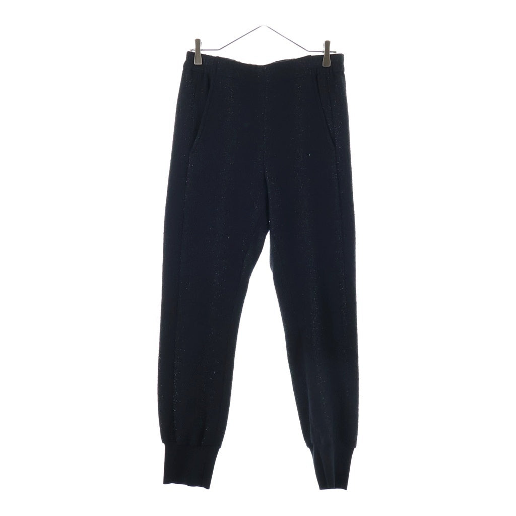 ANN DEMEULEMEESTER(アンドゥムルメステール) 10s インコントロ期 ウールナイロン スウェットパンツ ブラック レディース