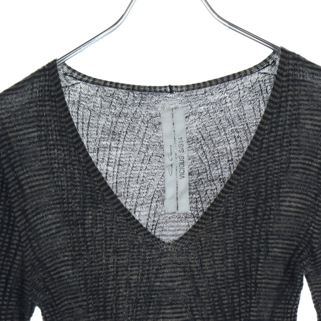 Rick Owens(リックオウエンス) 長袖ニット グレー カシミヤ RP14S4616-WS レディース