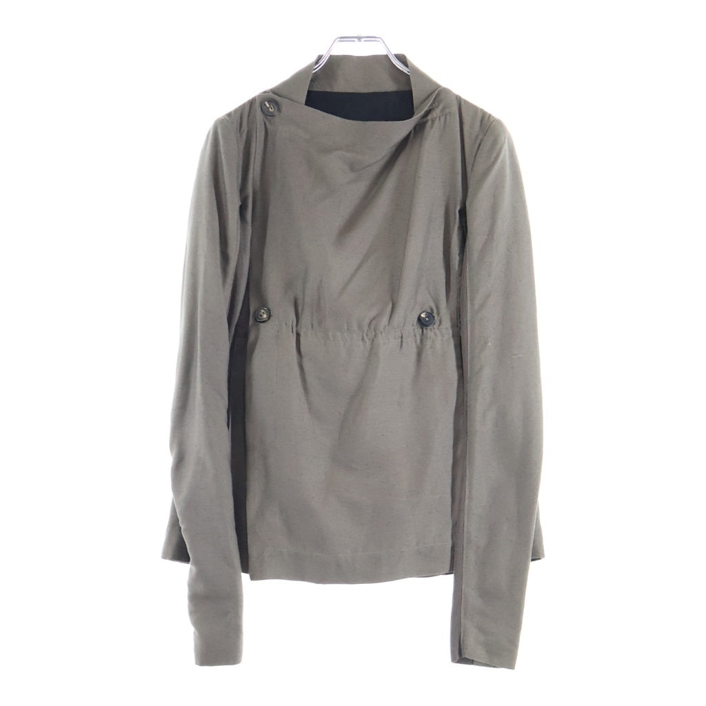 Rick Owens(リックオウエンス) CIRCE JKT チェルチジャケット リネン グレー RP 9730/HT(art.) レディース