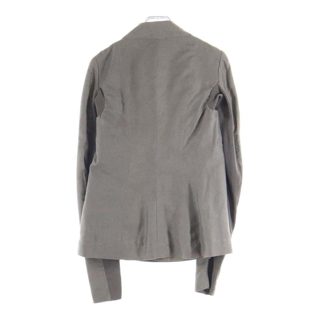Rick Owens(リックオウエンス) CIRCE JKT チェルチジャケット リネン グレー RP 9730/HT(art.) レディース