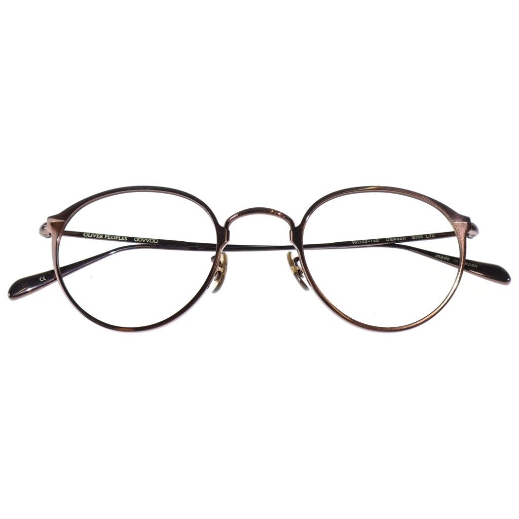 OLIVER PEOPLES(オリバーピープルズ) Dawson ドーソン ボストン型 眼鏡 メガネ アイウェア フレーム 46□23-140 ブラウン レディース