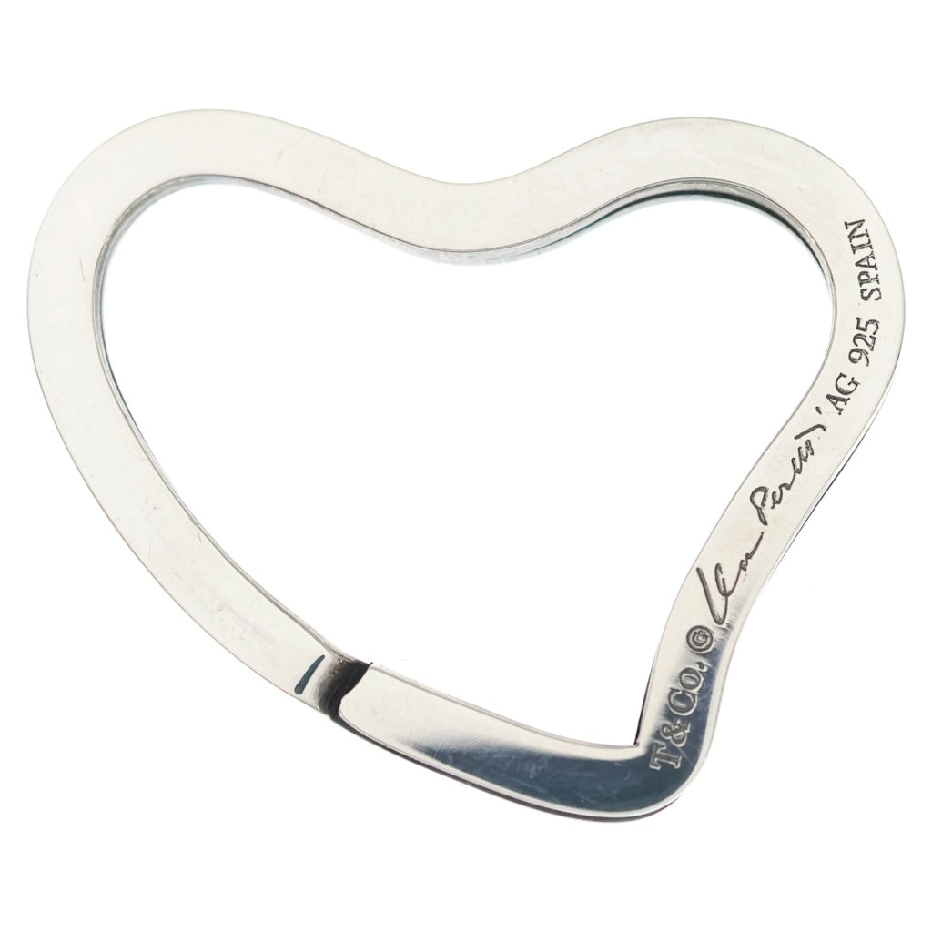 TIFFANY & Co.(ティファニー) オープンハート キーリング シルバー AG925 レディース