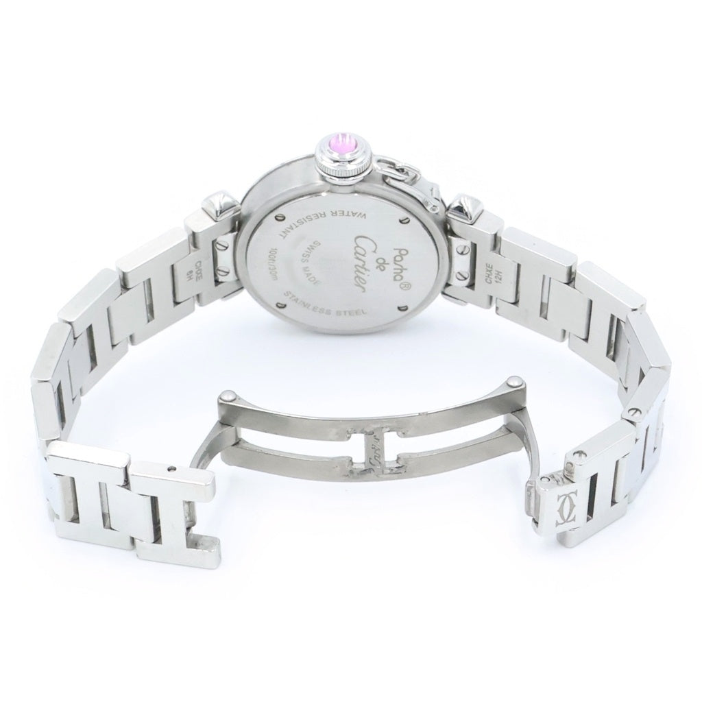 Cartier(カルティエ) ミスパシャ ピンク文字盤 SS/QZ ステンレス クォーツ 電池式 腕時計 W3140008 レディース
