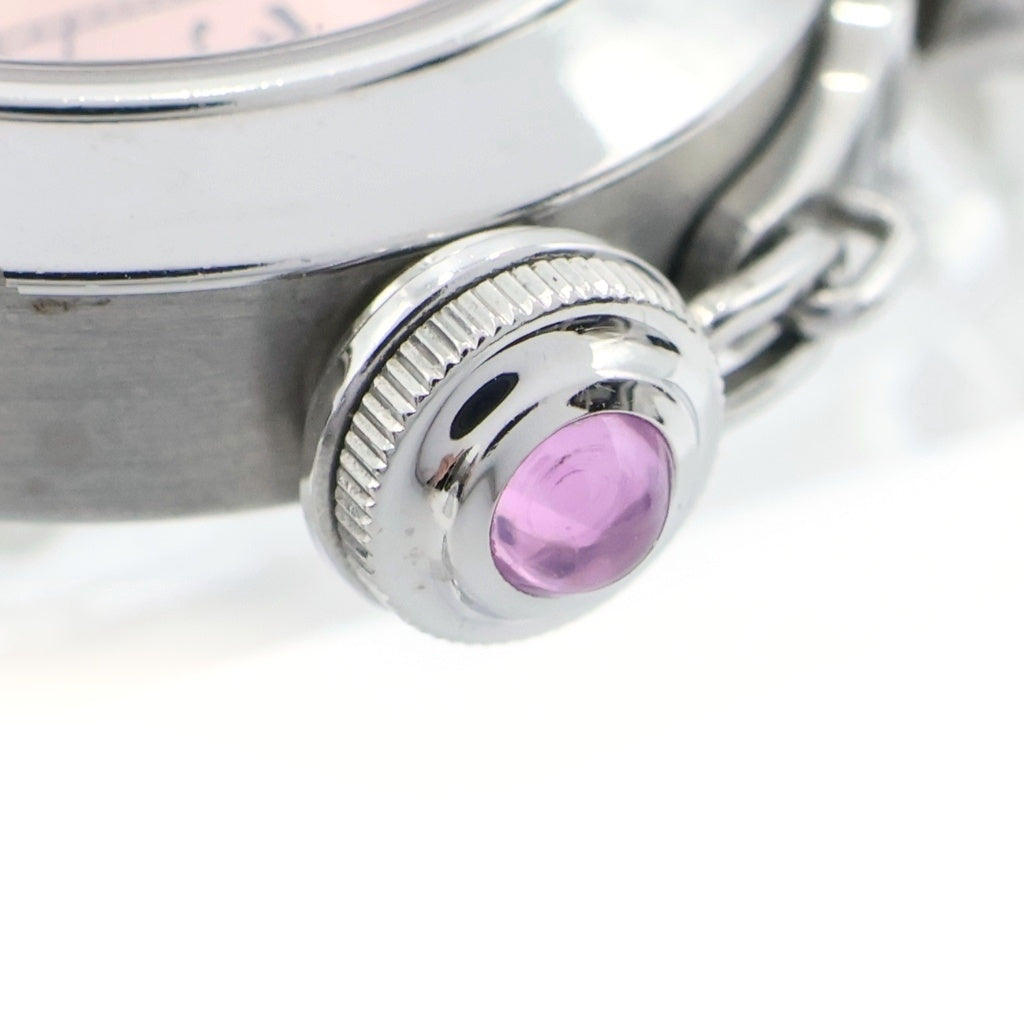 Cartier(カルティエ) ミスパシャ ピンク文字盤 SS/QZ ステンレス クォーツ 電池式 腕時計 W3140008 レディース