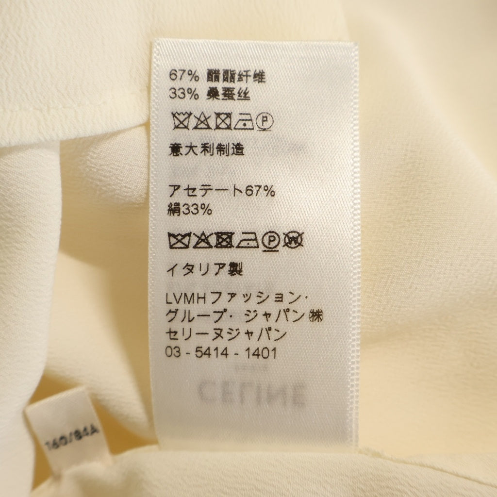 CELINE(セリーヌ) ボウタイブラウス シャツ アイボリー #38 2C712008D レディース