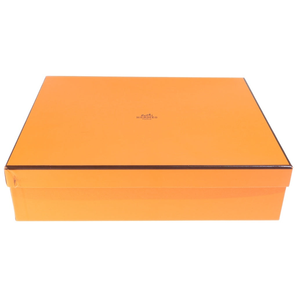 HERMES(エルメス) オラン サンダル ゴールド×ブルー系 デニム×スイフトレザー レディース