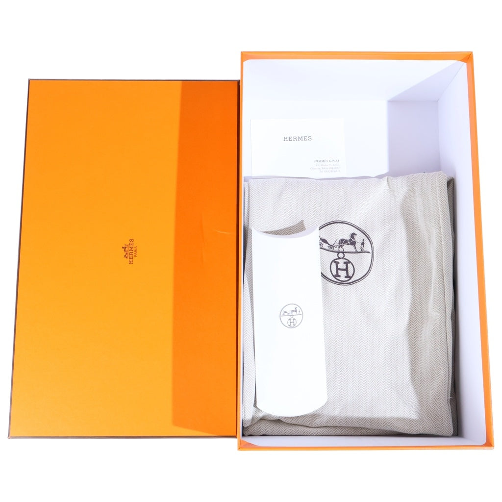 HERMES(エルメス) ハッピー ローカットスニーカー ホワイト レザー レディース