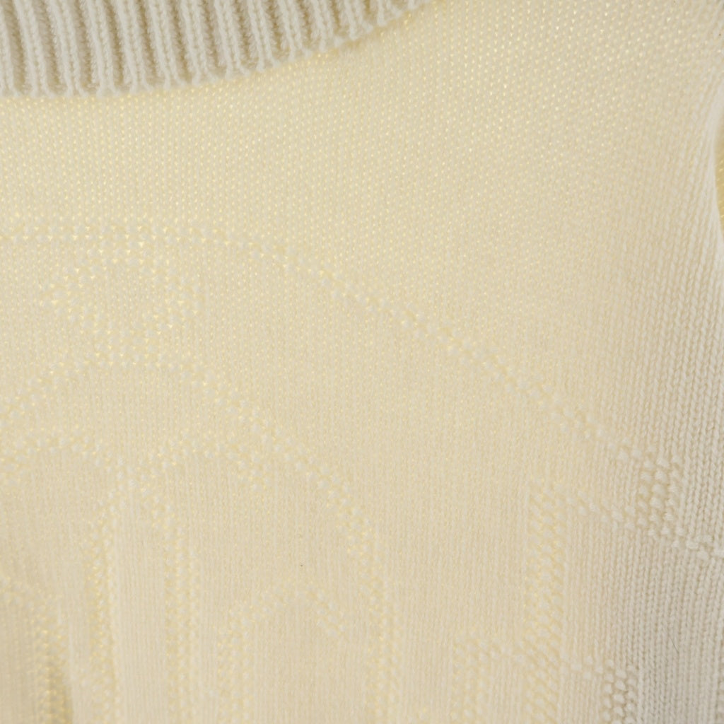 HERMES(エルメス) Logo Cashmere Knit Hリフト タートルネック カシミヤニット 長袖セーター ホワイト 5H2622D1 レディース
