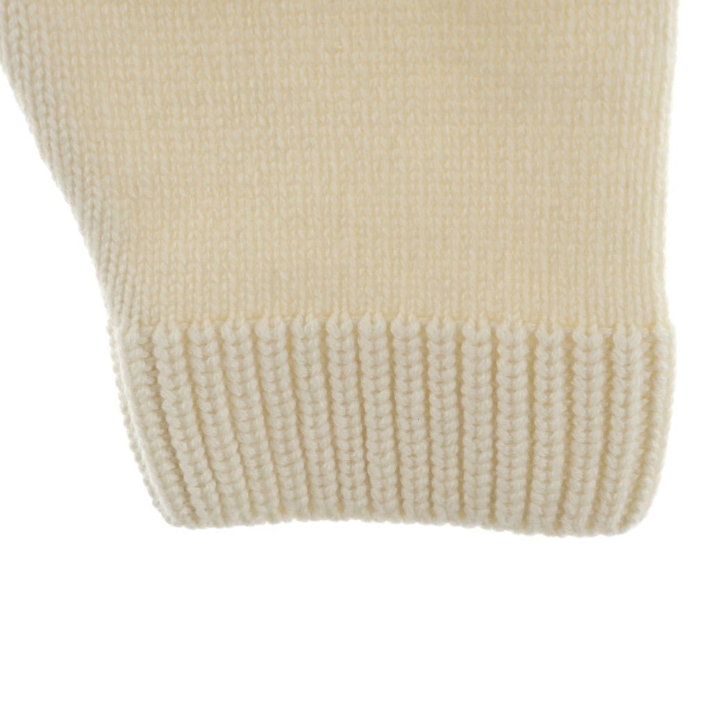 HERMES(エルメス) Logo Cashmere Knit Hリフト タートルネック カシミヤニット 長袖セーター ホワイト 5H2622D1 レディース