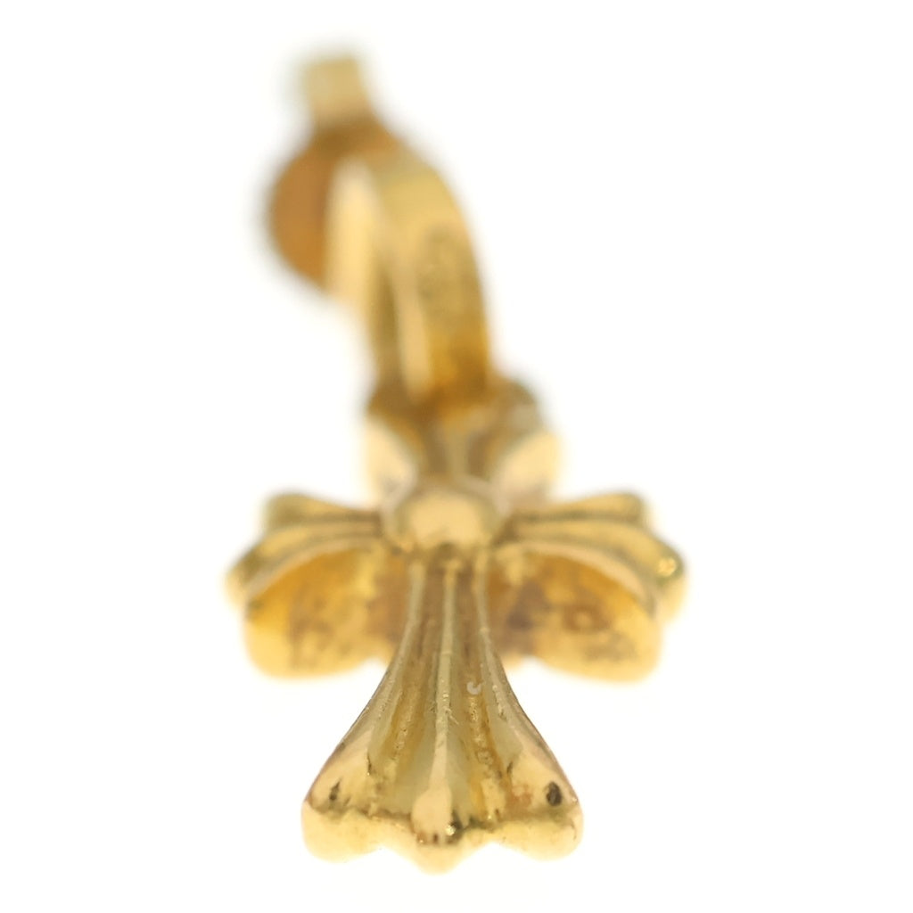 CHROME HEARTS(クロムハーツ) 22K BBY F PPRCHN P/DIA ベイビーファットクロス ドロップピアス PAVEダイヤ ゴールド BCA018