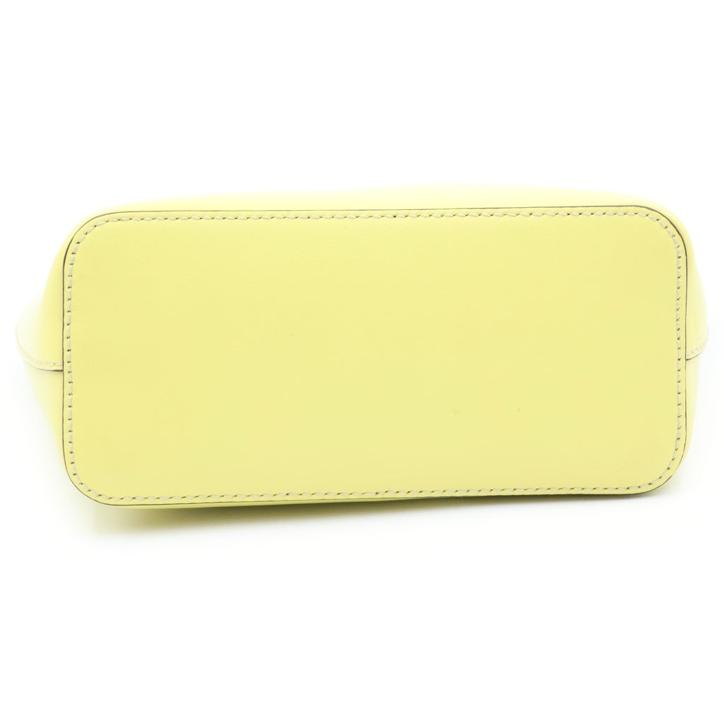 miumiu(ミュウミュウ) IVY アイビー レザー 2WAY ハンドバッグ ショルダーバッグ ICタイプ イエロー レディース