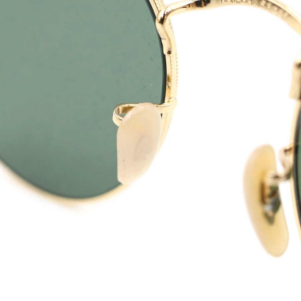 Ray Ban(レイバン) RB3447-N ROUND FLAT LENSES ラウンド フラッシュサングラス アイウェア カラーレンズ ゴールド/グリーン