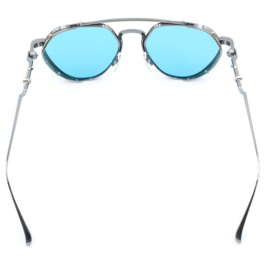 CHROME HEARTS(クロムハーツ) FREE RIDE フリーライド ティアドロップ サングラス アイウェア #54□19-149 シルバー/ターコイズ