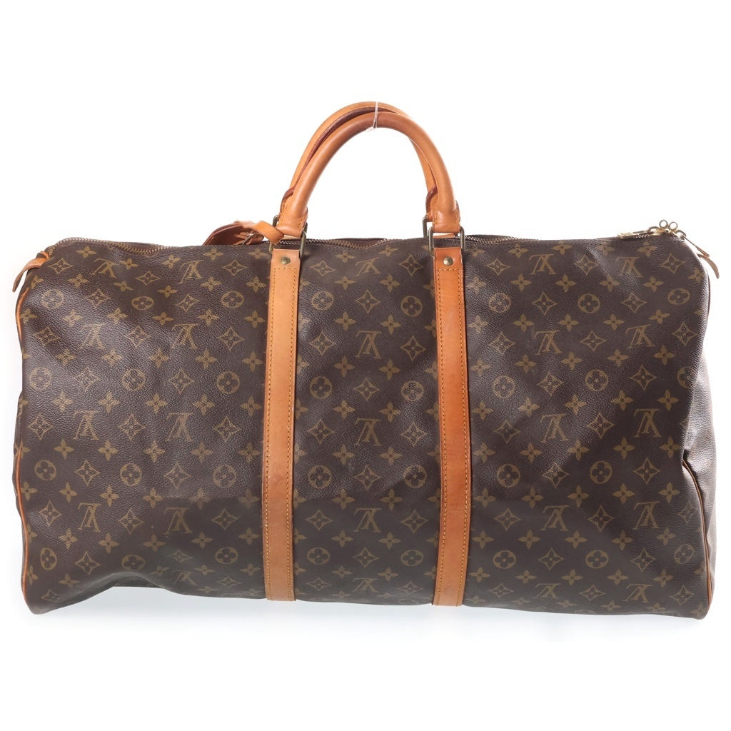 LOUIS VUITTON(ルイヴィトン) キーポル60 ボストンバック ハンドバック モノグラム PVC レザー ブラウン M41422 レディース