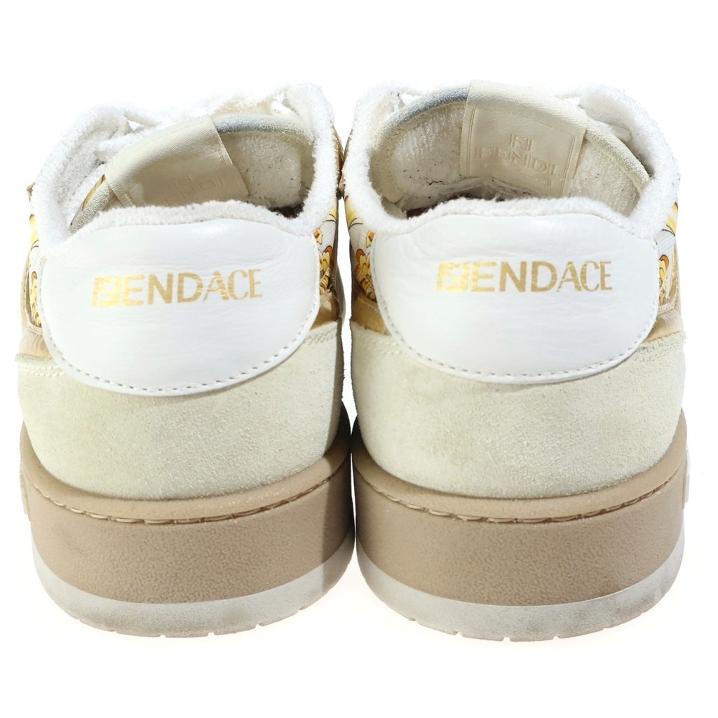 FENDI(フェンディ) FENDACE(FENDI×VERSACE) フェンダーチェ ヴェルサーチコラボ スニーカー ベージュ/ブラウン