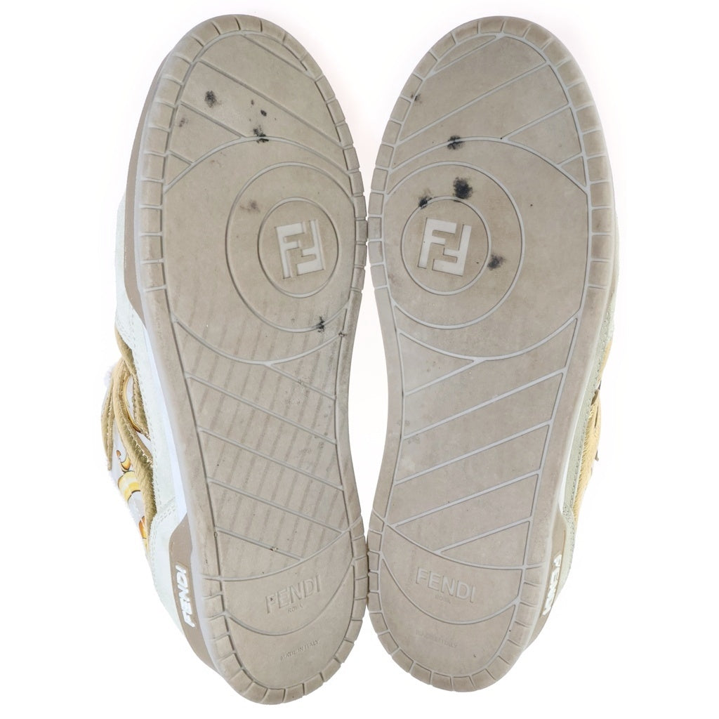 FENDI(フェンディ) FENDACE(FENDI×VERSACE) フェンダーチェ ヴェルサーチコラボ スニーカー ベージュ/ブラウン