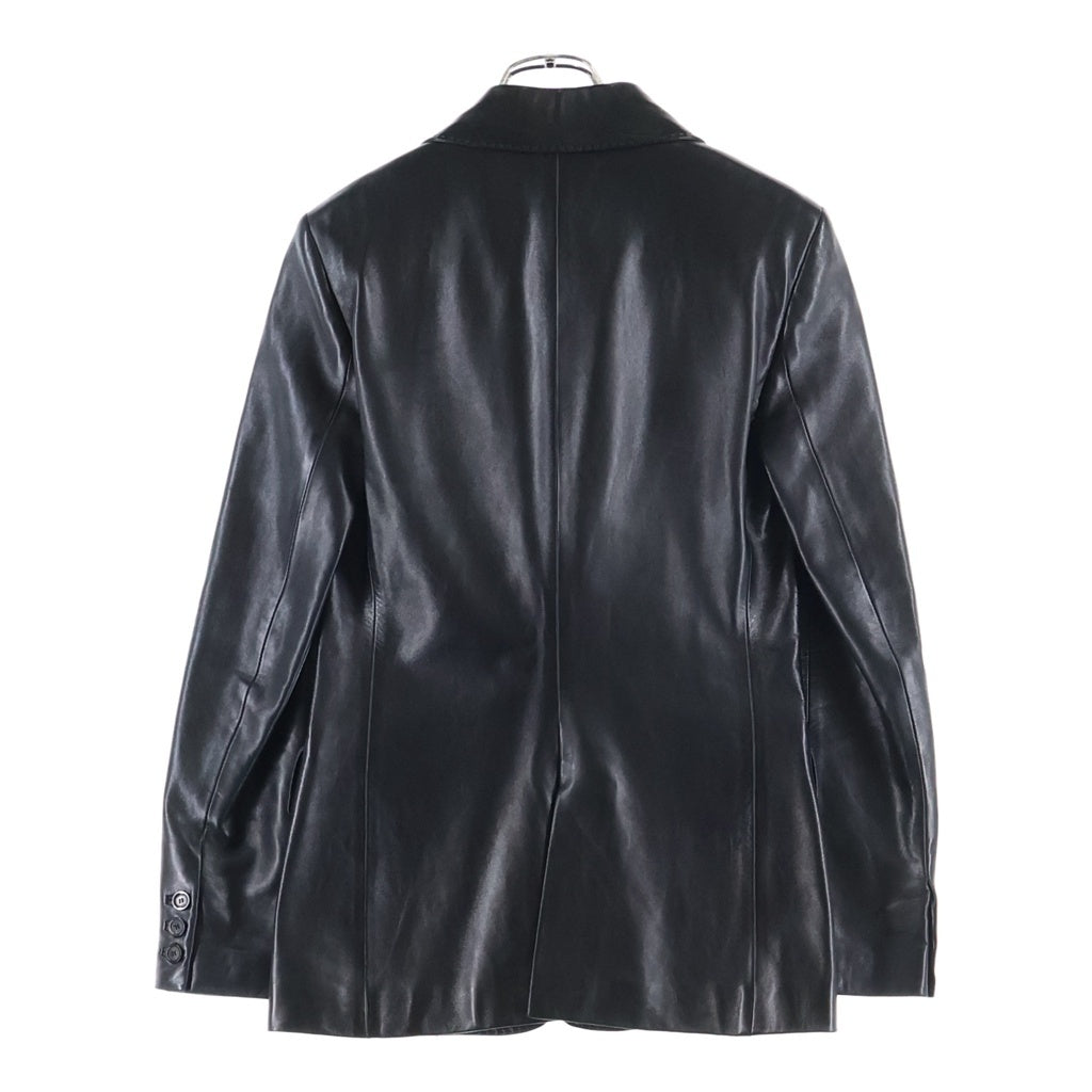GUCCI(グッチ) シープスキン レザーテーラードジャケット アウター #38 ブラック 232 2944 7507 レディース