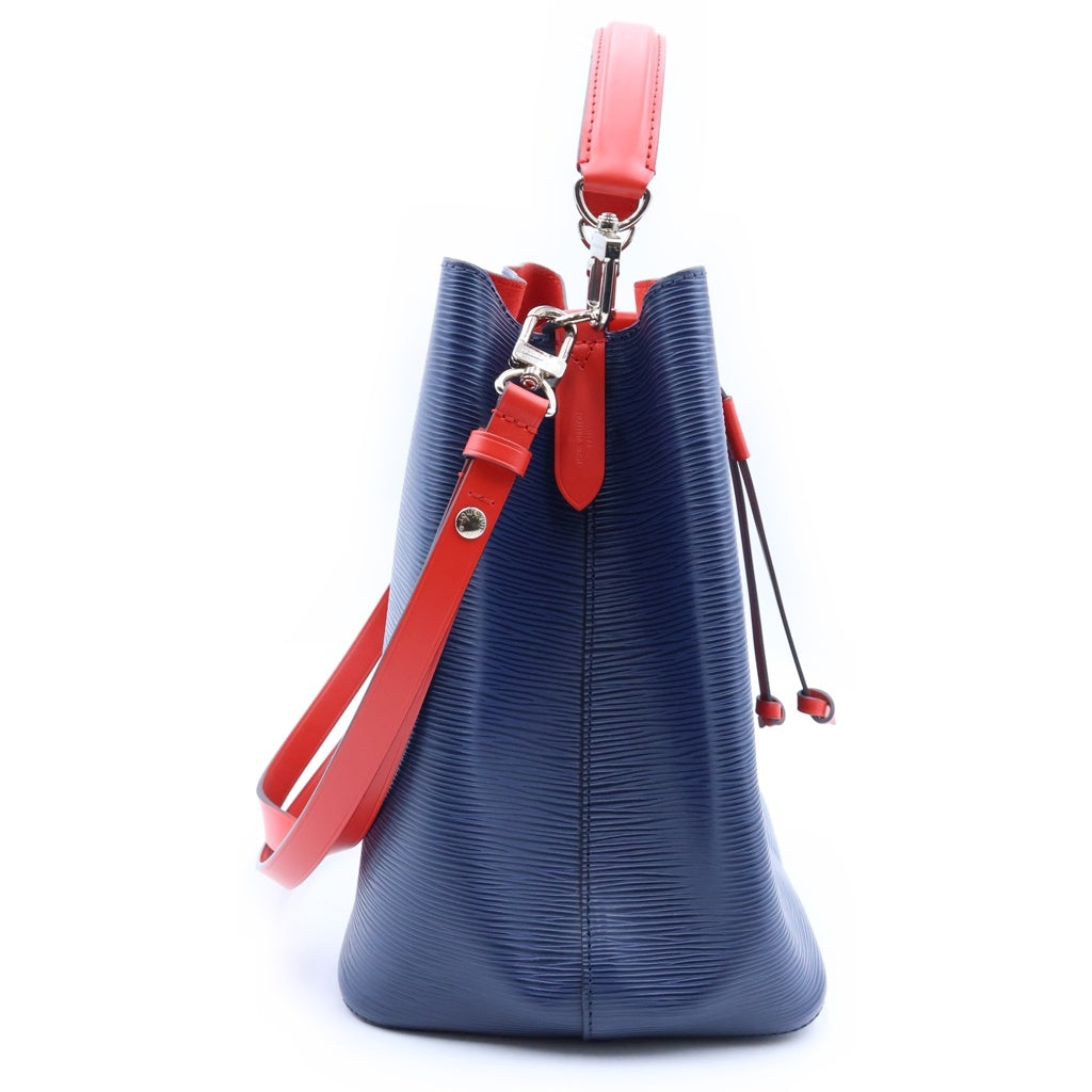 LOUIS VUITTON(ルイヴィトン) ネオノエ エピ アンディゴブルー 2WAYハンドバッグ ショルダーバッグ ネイビー×レッド エピレザー M54367 シルバー金具 レディース