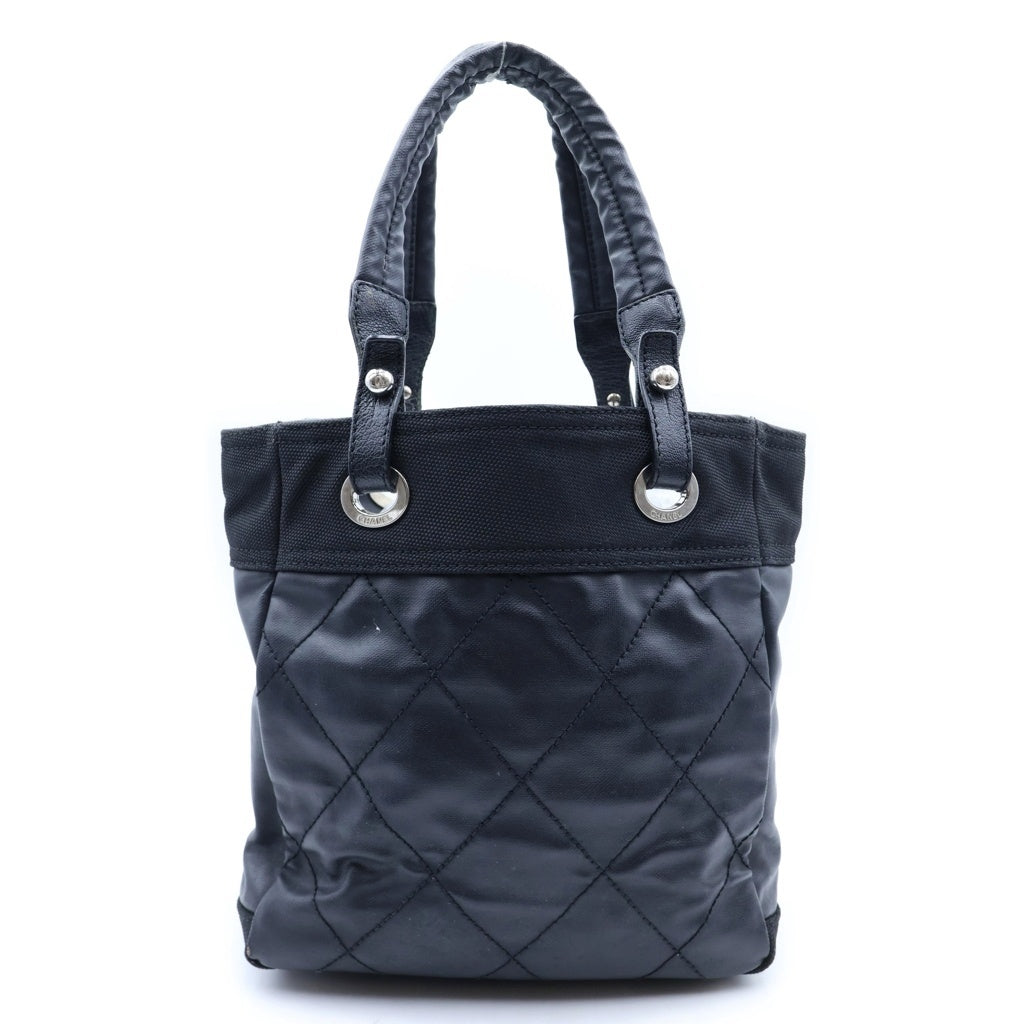 CHANEL(シャネル) パリビアリッツPM ハンドバック ミニトートバッグ ブラック レザー レディース