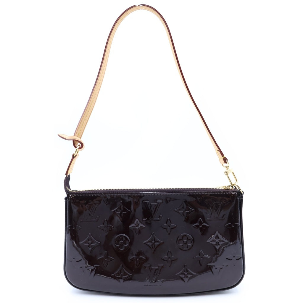 LOUIS VUITTON(ルイヴィトン) ポシェット アクセソワール アクセサリーポーチ モノグラム ヴェルニ アマラント M91576 レディース