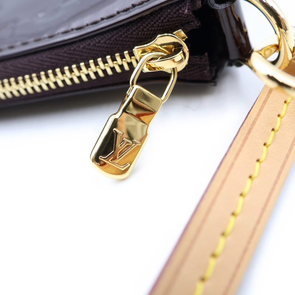 LOUIS VUITTON(ルイヴィトン) ポシェット アクセソワール アクセサリーポーチ モノグラム ヴェルニ アマラント M91576 レディース