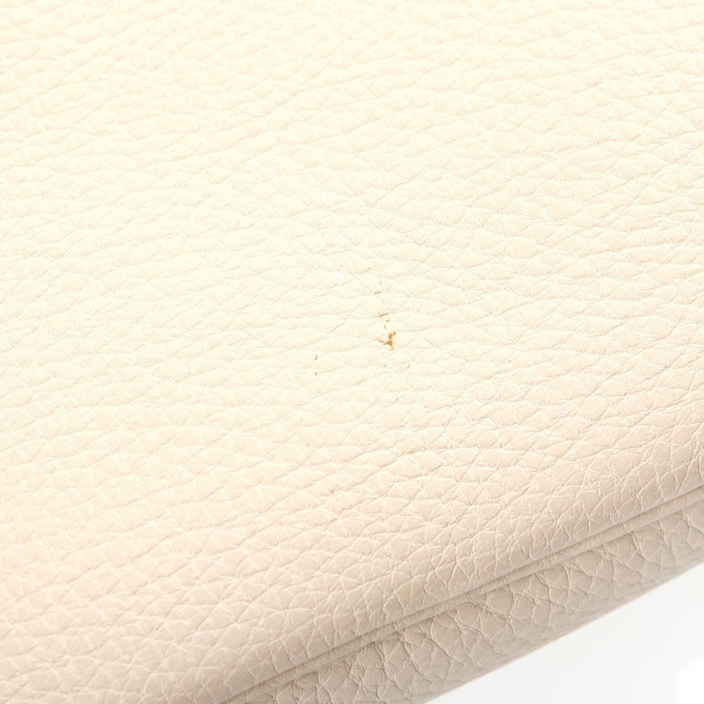 GUCCI(グッチ) ソーホー ディスコバッグ スモール ショルダーバック フリンジ レザー ホワイト 308364 レディース
