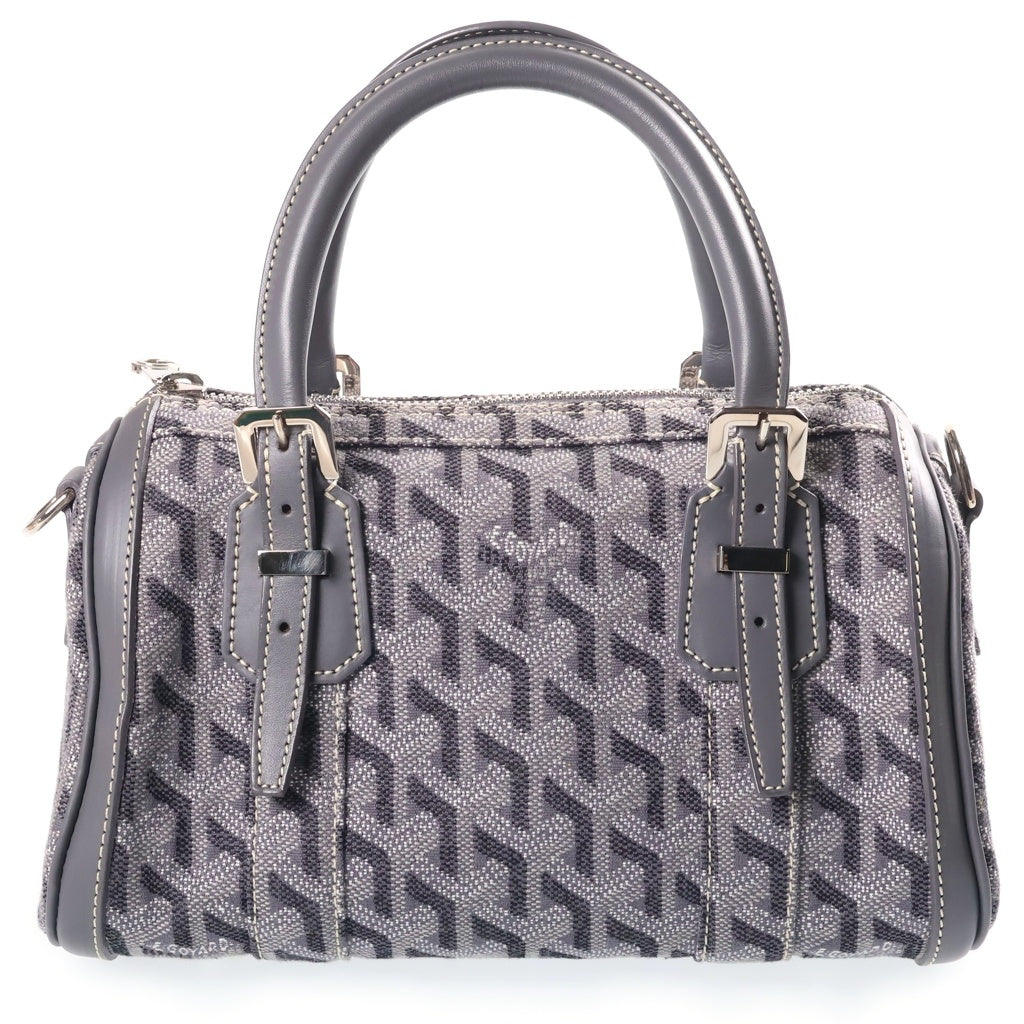 GOYARD(ゴヤール) クロワジュール ミニ ボストンバック ハンドバック 2wayショルダー キャンバス グレー BAR020132 レディース