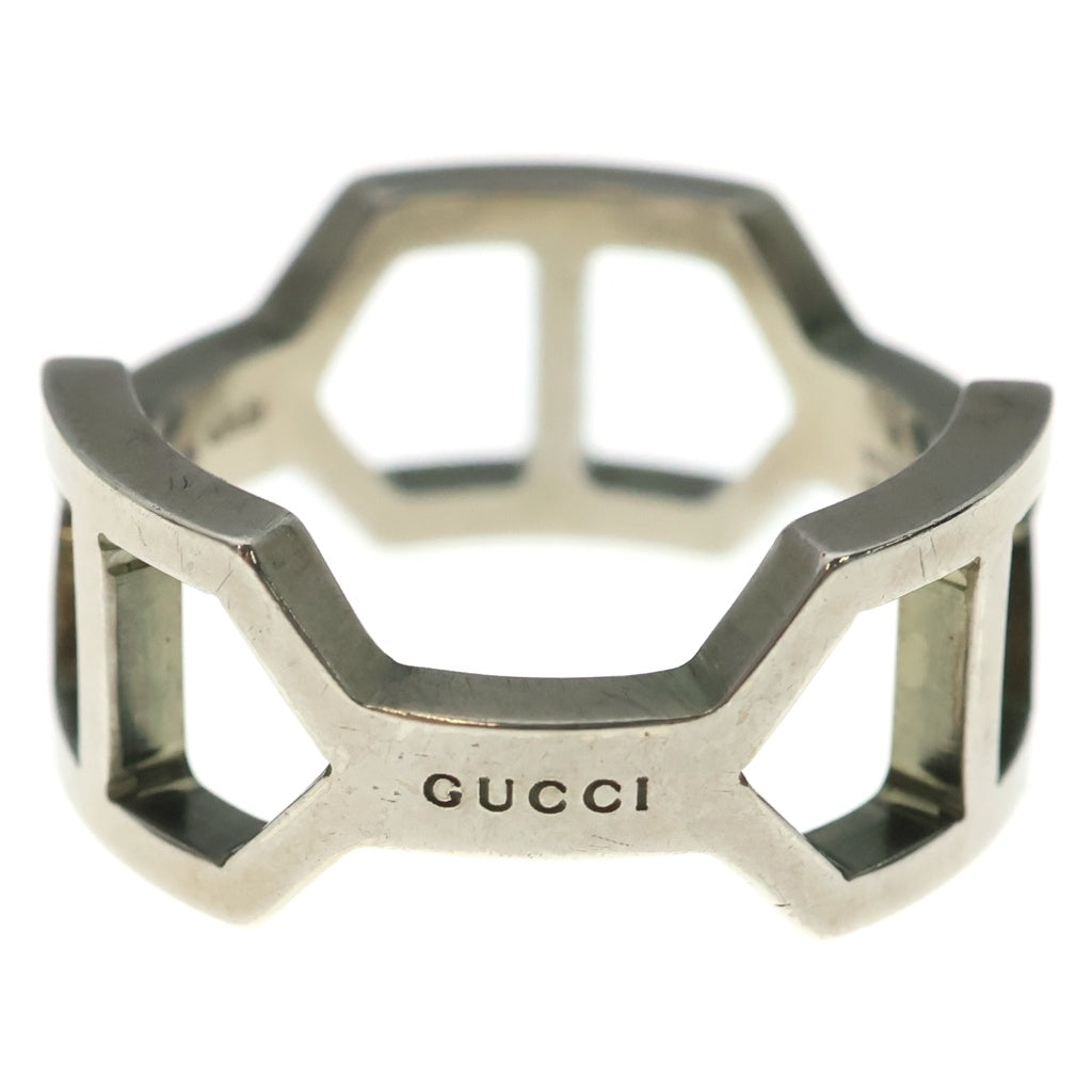 GUCCI(グッチ) ヘキサゴン デザインリング シルバー 925 #21