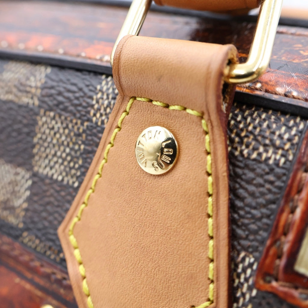 LOUIS VUITTON(ルイヴィトン) トランスフォームド ダミエ キャンバス スピーディ バンドリエール25 ハンドバック 2wayショルダー PVCレザー ブラウン M52249 レディース