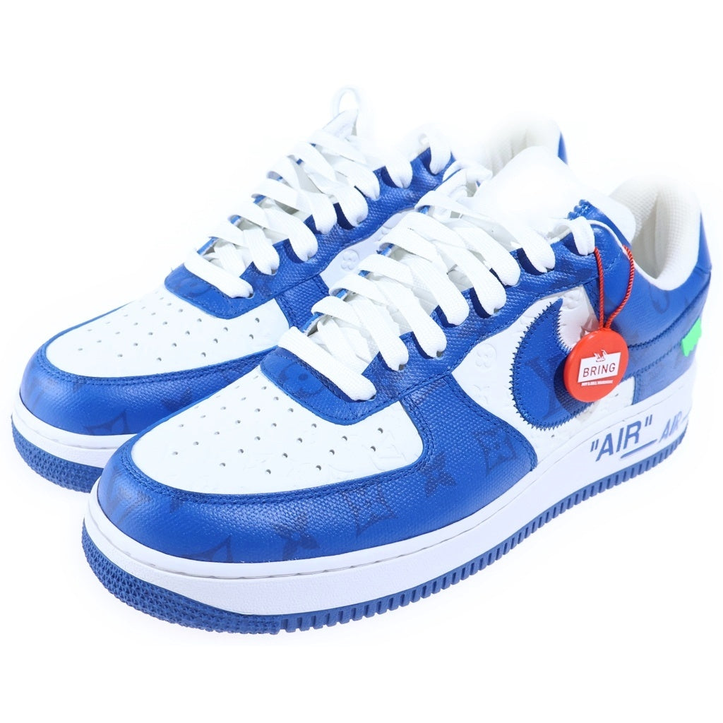 LOUIS VUITTON(ルイヴィトン) × Nike Air Force 1 Low by Virgil Abloh White Team Royal Blue ヴァージル・アブロー ホワイト & チームロイヤルブルー スニーカー 1A9VAO
