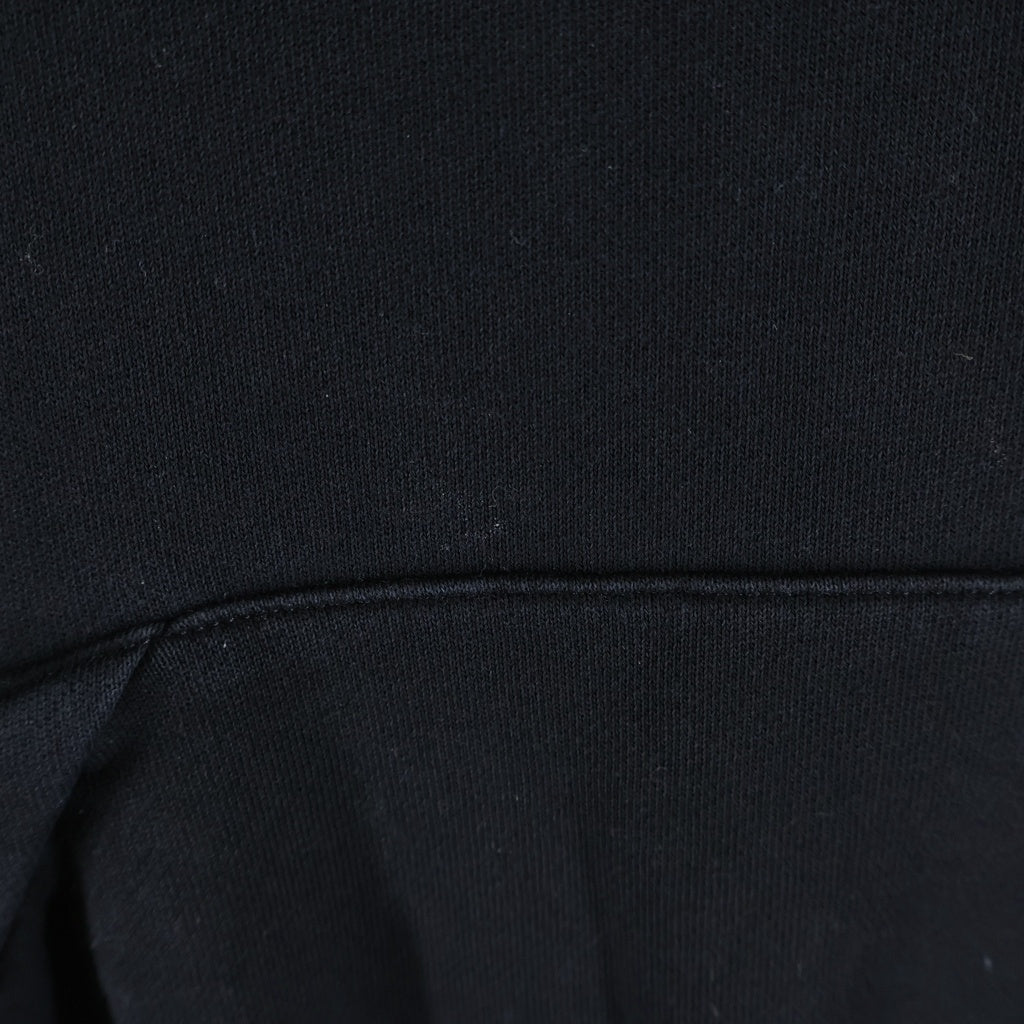 MONCLER(モンクレール) 19AW ラバーワッペンロゴ プルオーバー スウェットパーカー フーディー ブラック E2091804650 V8048