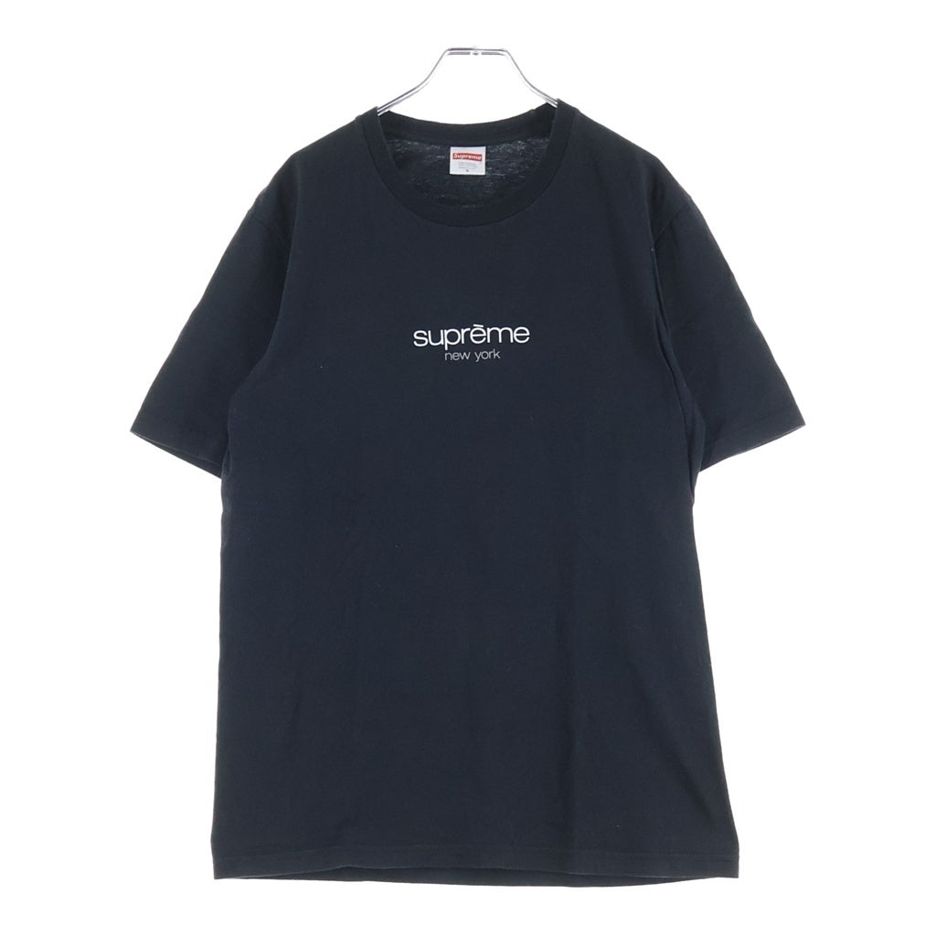 SUPREME(シュプリーム) 22SS Classic Logo Tee クラシック ロゴプリント 半袖Tシャツ カットソー ブラック