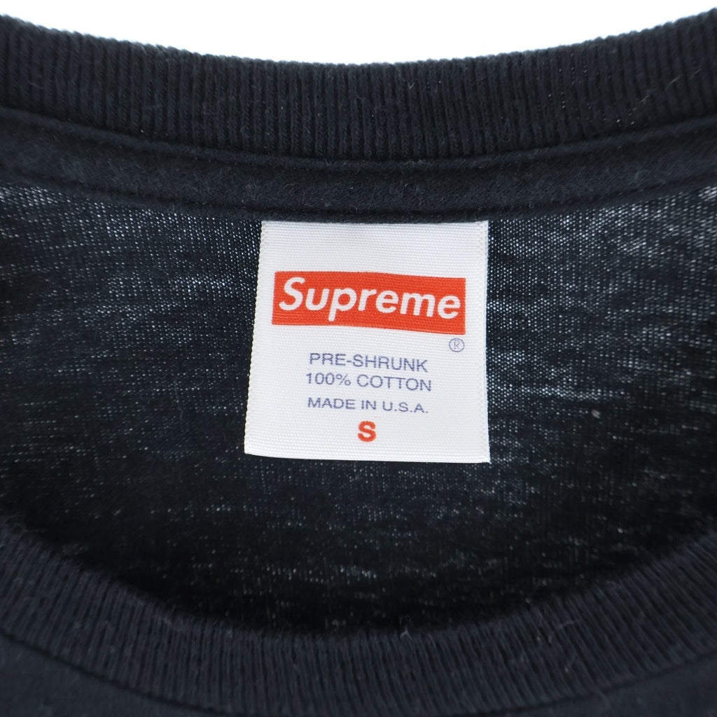 SUPREME(シュプリーム) 22SS Classic Logo Tee クラシック ロゴプリント 半袖Tシャツ カットソー ブラック