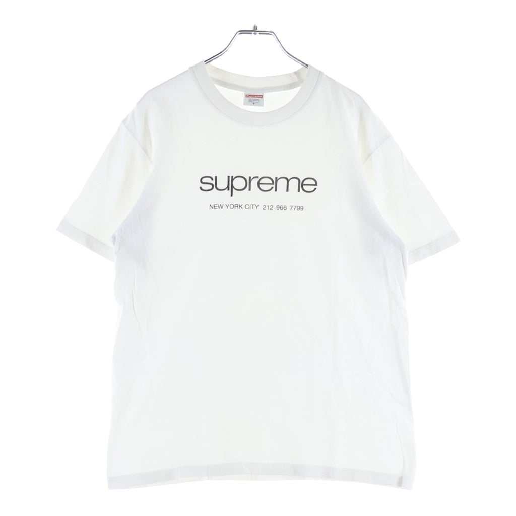 SUPREME(シュプリーム) 21SS Shop Tee ショップ ロゴプリント 半袖Tシャツ カットソー ホワイト