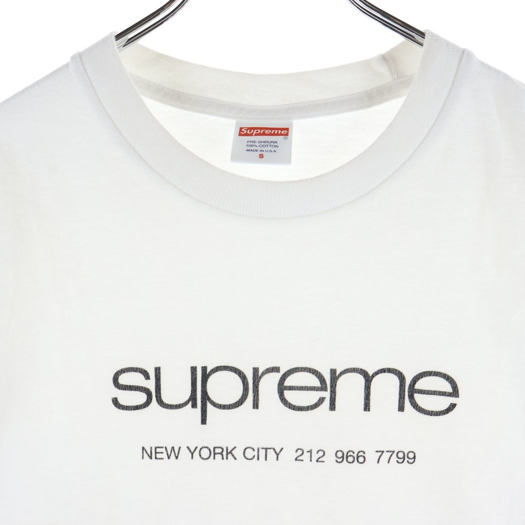 SUPREME(シュプリーム) 21SS Shop Tee ショップ ロゴプリント 半袖Tシャツ カットソー ホワイト