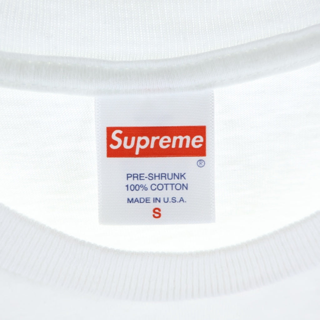 SUPREME(シュプリーム) 22SS Classic Logo Tee クラシック ロゴプリント 半袖Tシャツ カットソー ホワイト