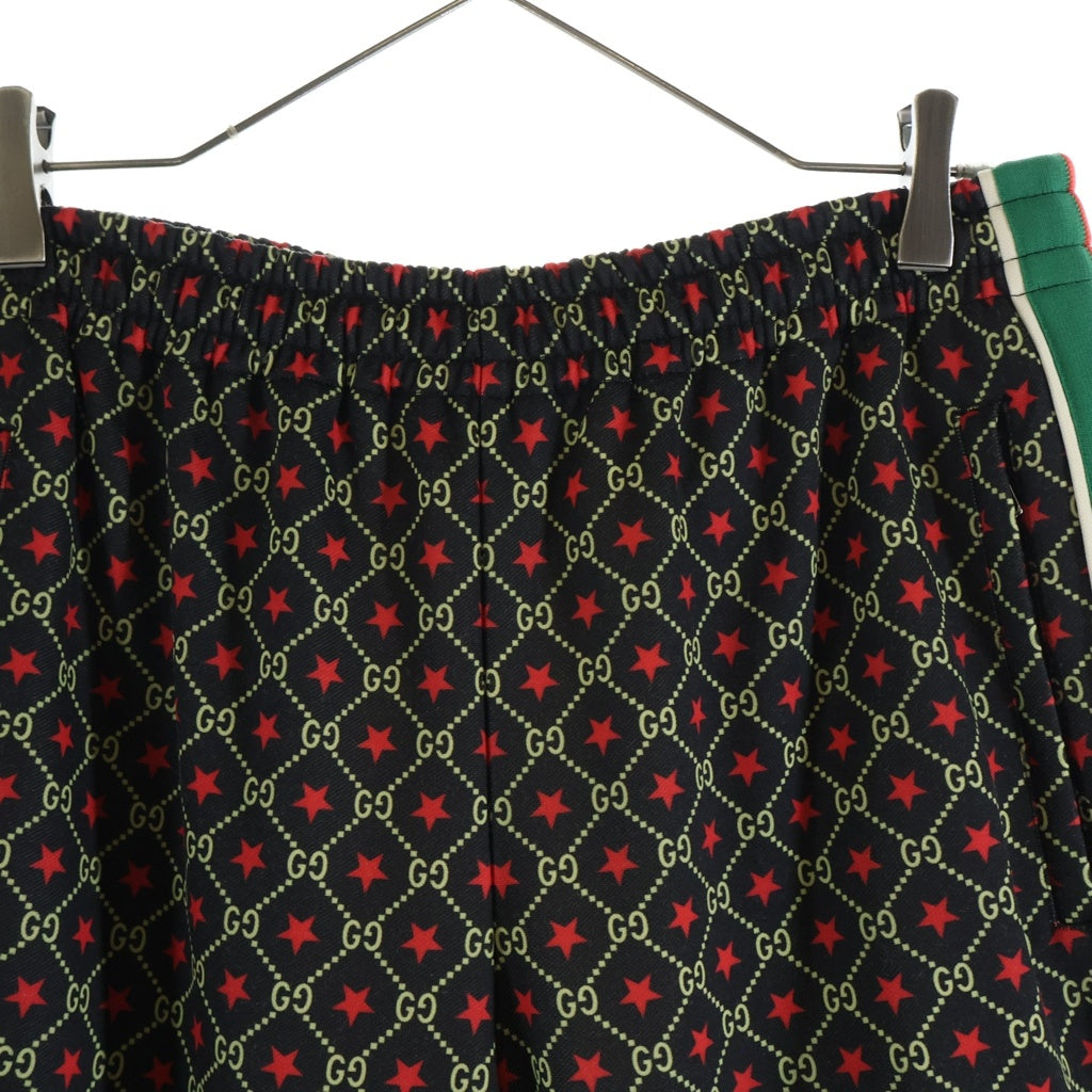 GUCCI(グッチ) 19AW GG Star Jersey Track Pants GGスター ジャージ トラックパンツ ジョガーパンツ シェリーライン ブラック 575735 XJBA6 レディース