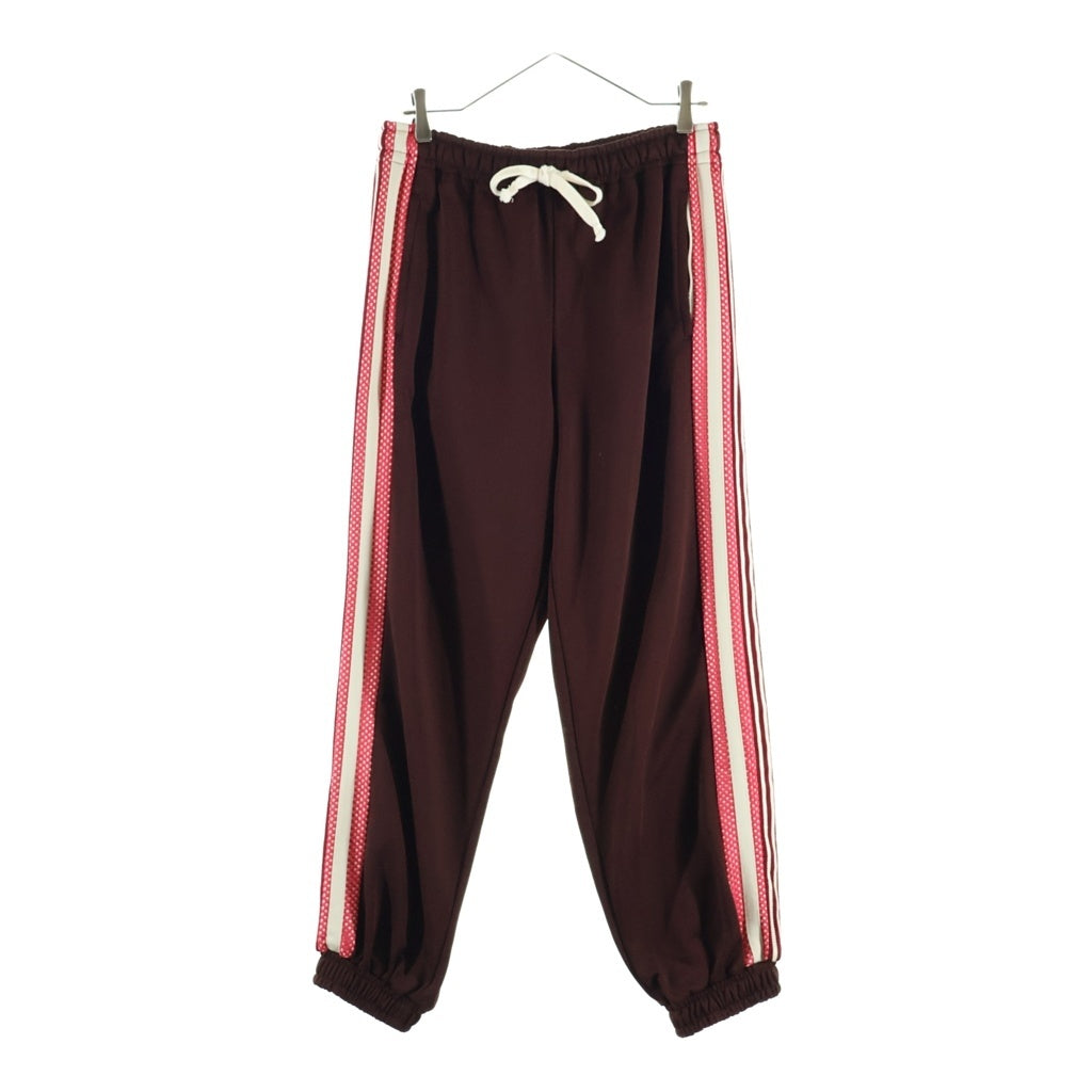 GUCCI(グッチ) Side Line Track Pants サイドライン トラックパンツ ジョガーパンツ Gロゴ刺繍 ブラウン系 587398 XJB0J レディース