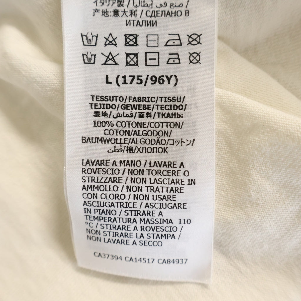 GUCCI(グッチ) 19SS Hawaii Logo S/S Tee ハワイ ロゴプリント 半袖Tシャツ カットソー ラメ ホワイト 580762 XJCRA レディース