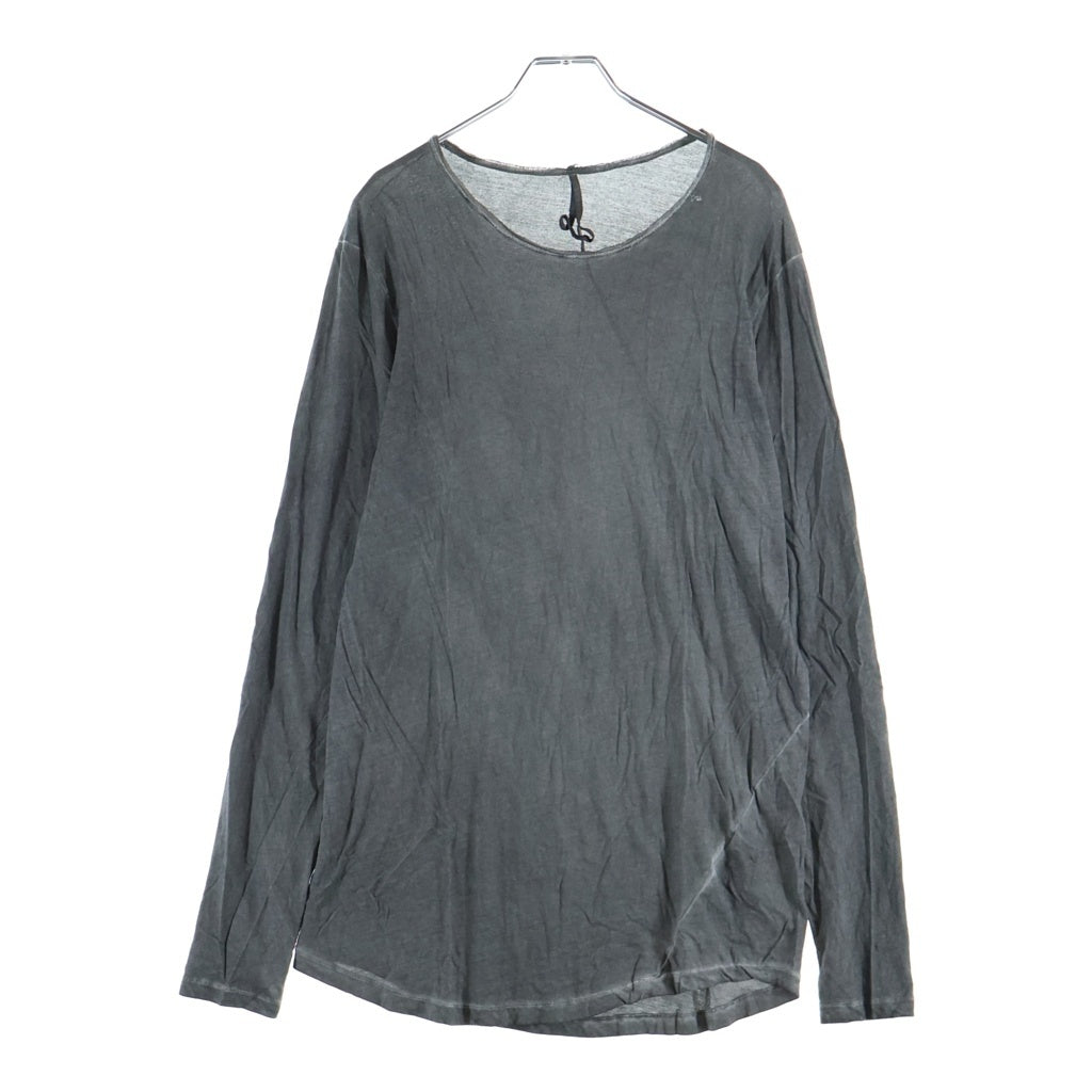 DAMIR DOMA(ダミールドマ) ヴィンテージ加工 長袖Tシャツ カットソー グレー レディース