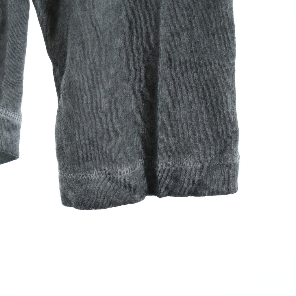 DAMIR DOMA(ダミールドマ) ヴィンテージ加工 長袖Tシャツ カットソー グレー レディース