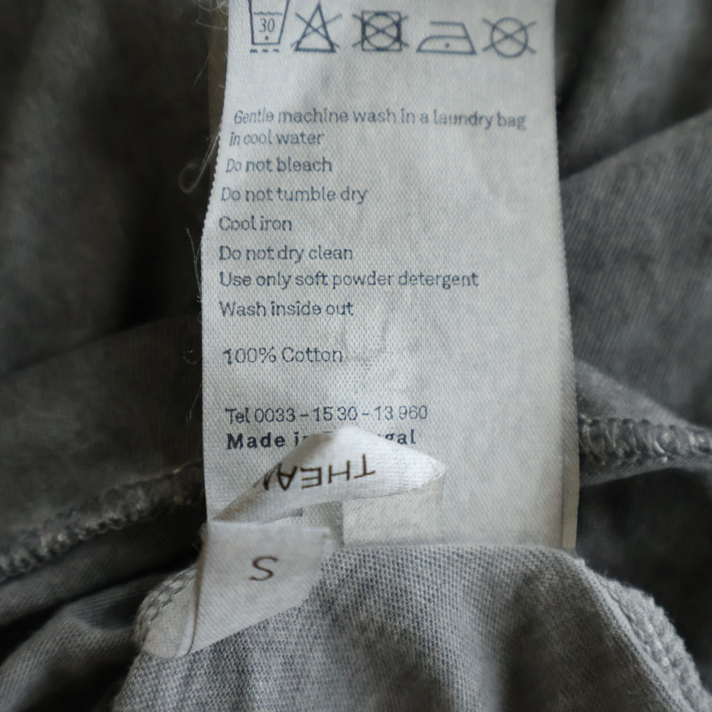 DAMIR DOMA(ダミールドマ) ヴィンテージ加工 長袖Tシャツ カットソー グレー レディース