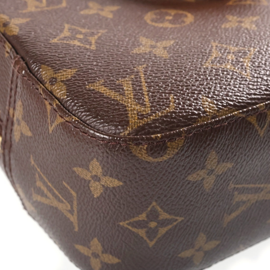 LOUIS VUITTON(ルイヴィトン) モノグラム スポンティーニ 2WAYハンドバッグ ショルダーバッグ ブラウン PVCレザー M47500 ゴールド金具 レディース