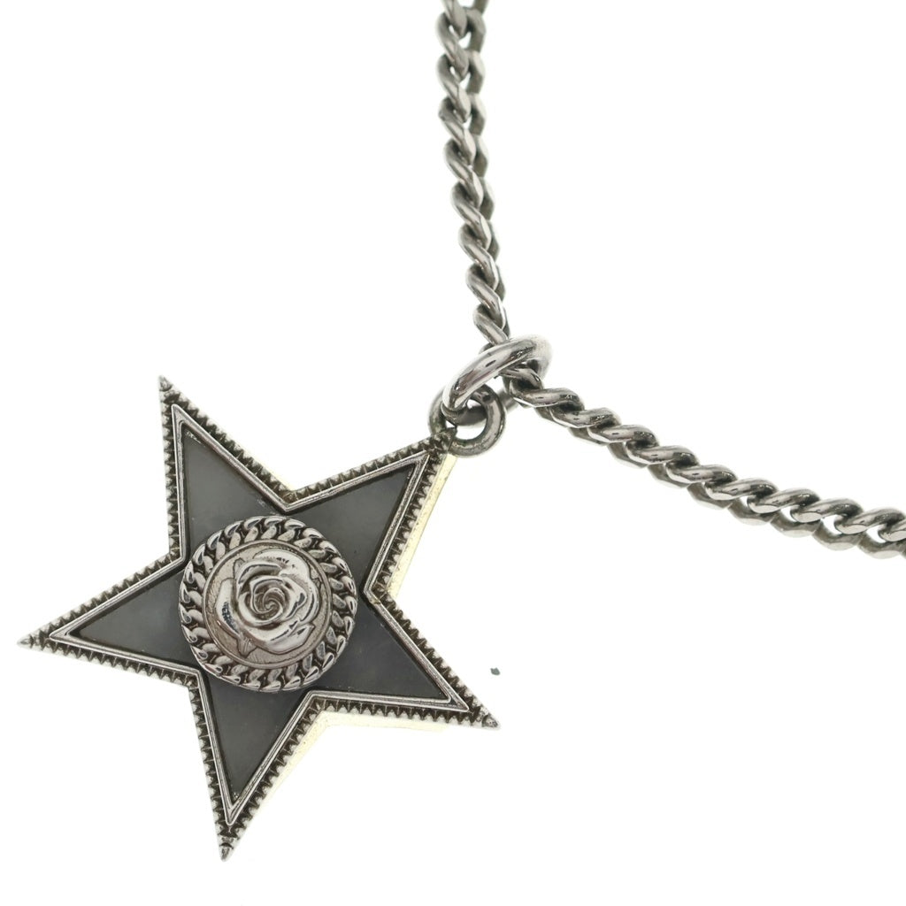 DIOR(ディオール) スターネックレス シルバー メタル