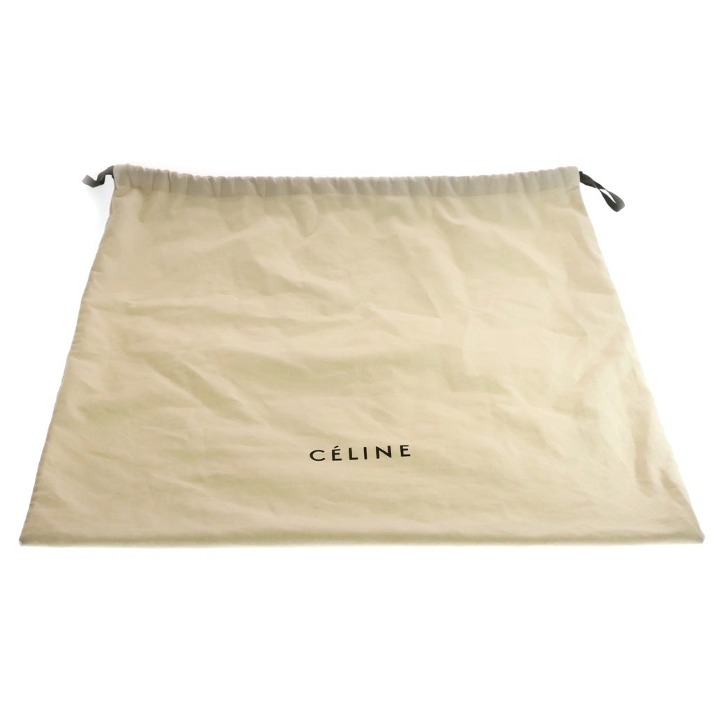 CELINE(セリーヌ) ラゲージミニショッパー レザーハンドバッグ ブラック シルバー金具 レディース