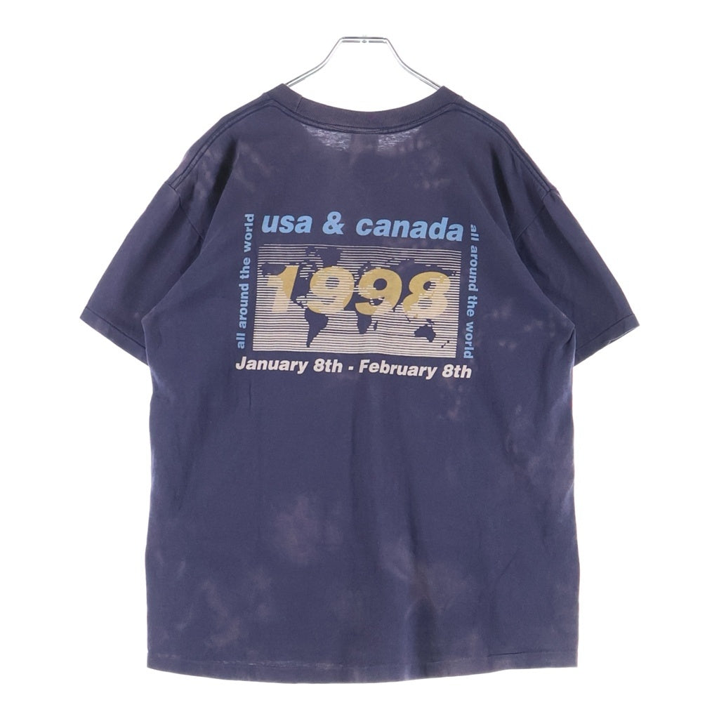 VINTAGE(ヴィンテージ) anvil ロゴプリントTシャツ ネイビー oasis