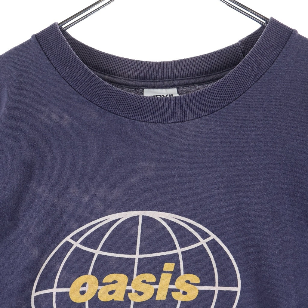 VINTAGE(ヴィンテージ) anvil ロゴプリントTシャツ ネイビー oasis