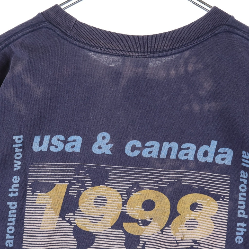 VINTAGE(ヴィンテージ) anvil ロゴプリントTシャツ ネイビー oasis