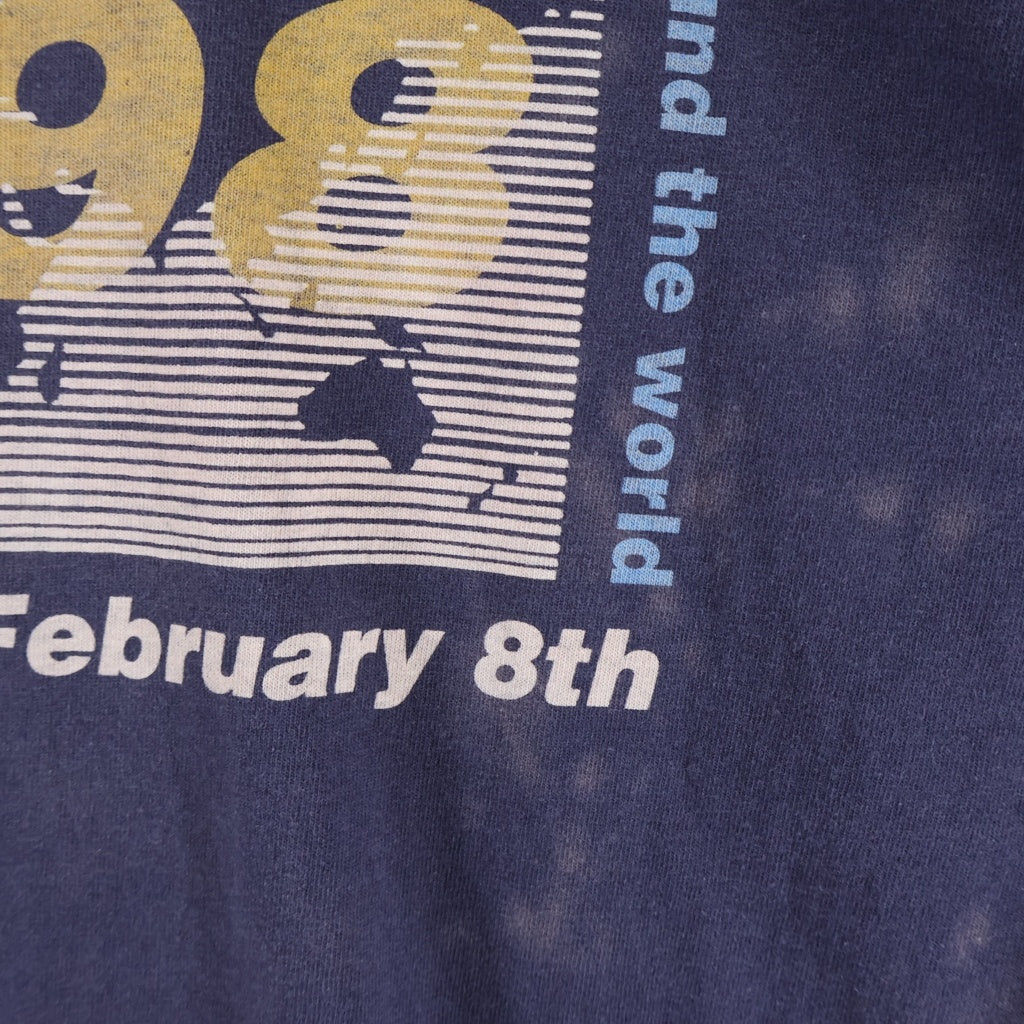 VINTAGE(ヴィンテージ) anvil ロゴプリントTシャツ ネイビー oasis